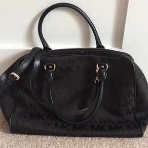 Michael Kors black satchel purse